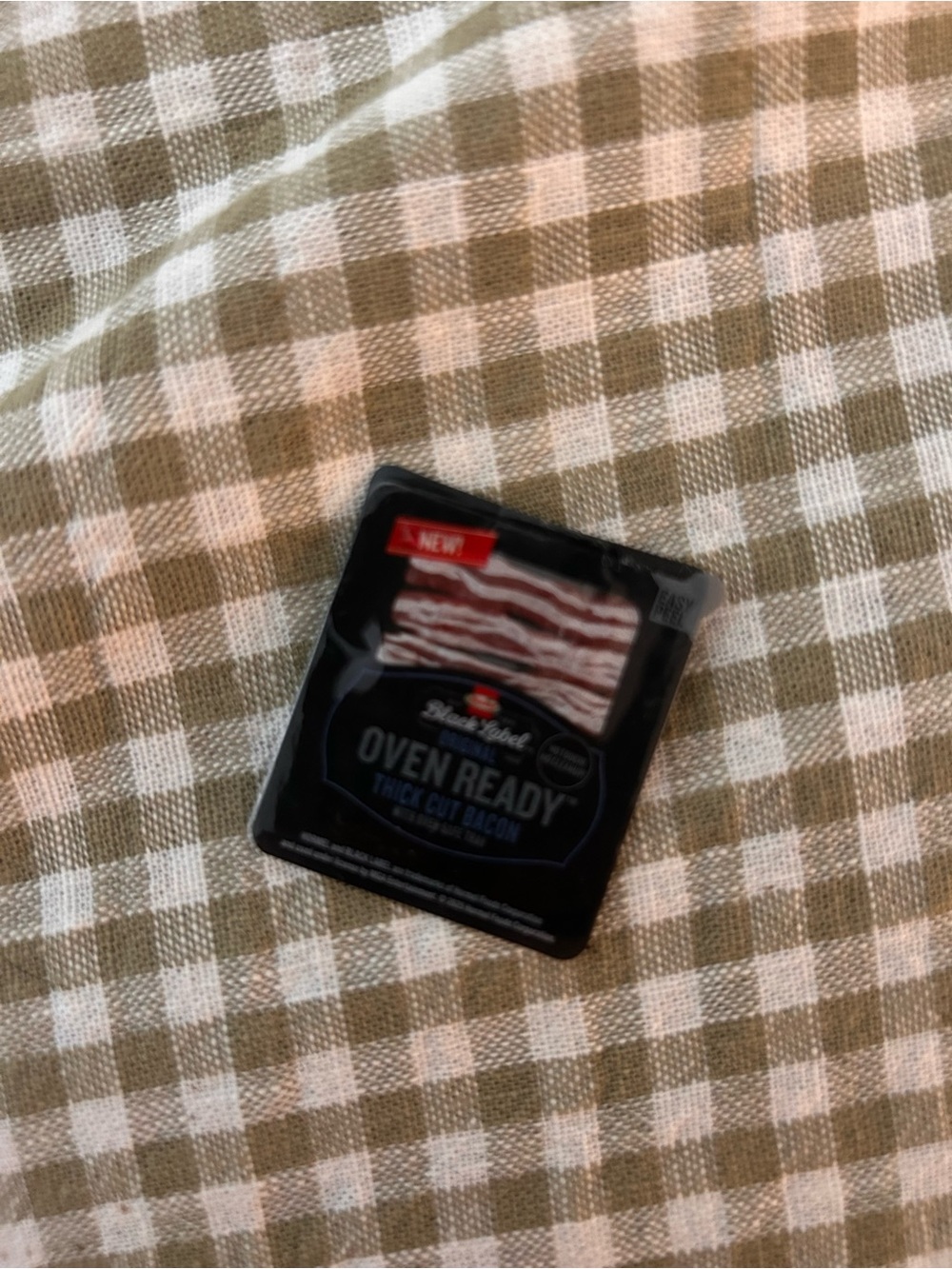 Mini verse real brands make it mini oven Ready Thick Cut Bacon - Black Packaging